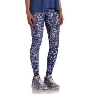 BEYOND YOGA FLORAL BLUE HIGH WAISTED LEGGINGS